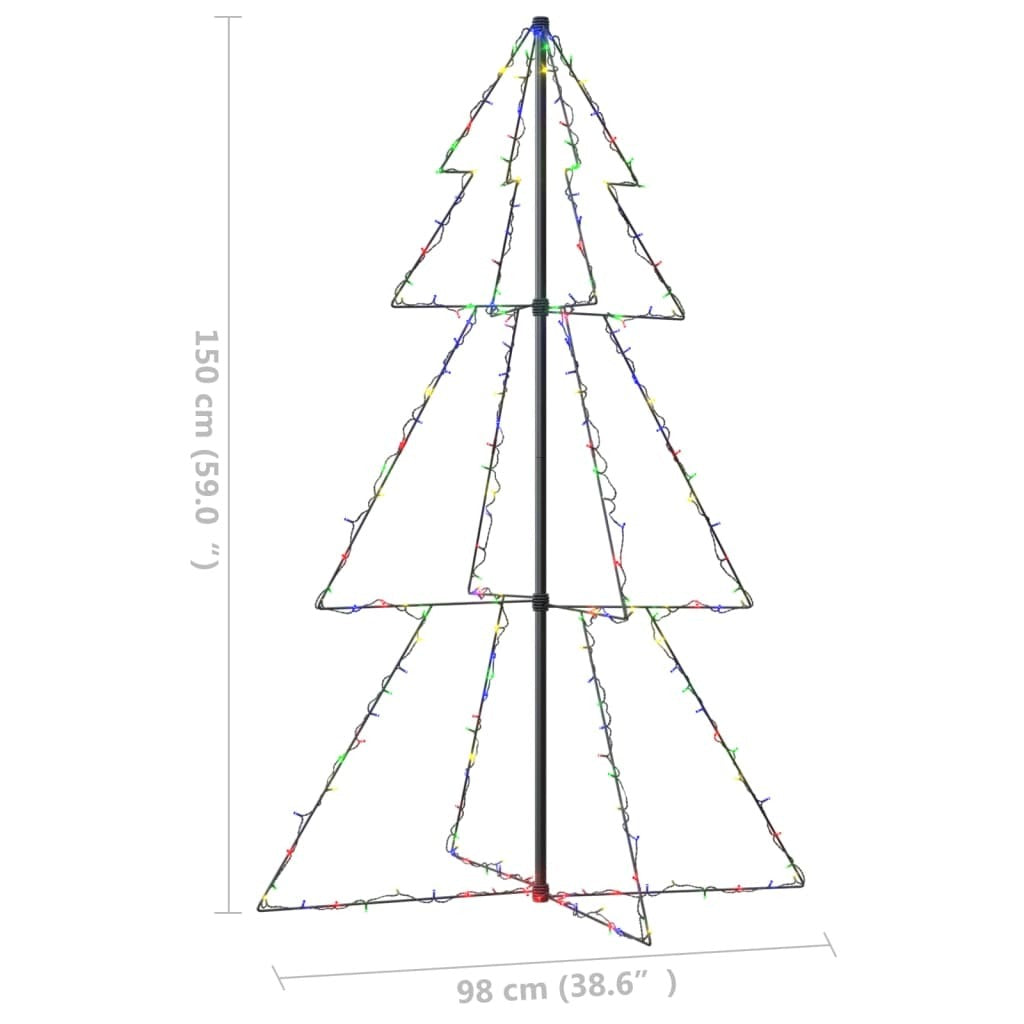 Christmas Cone Tree 200 LEDs Indoor and Outdoor 3x5 ft