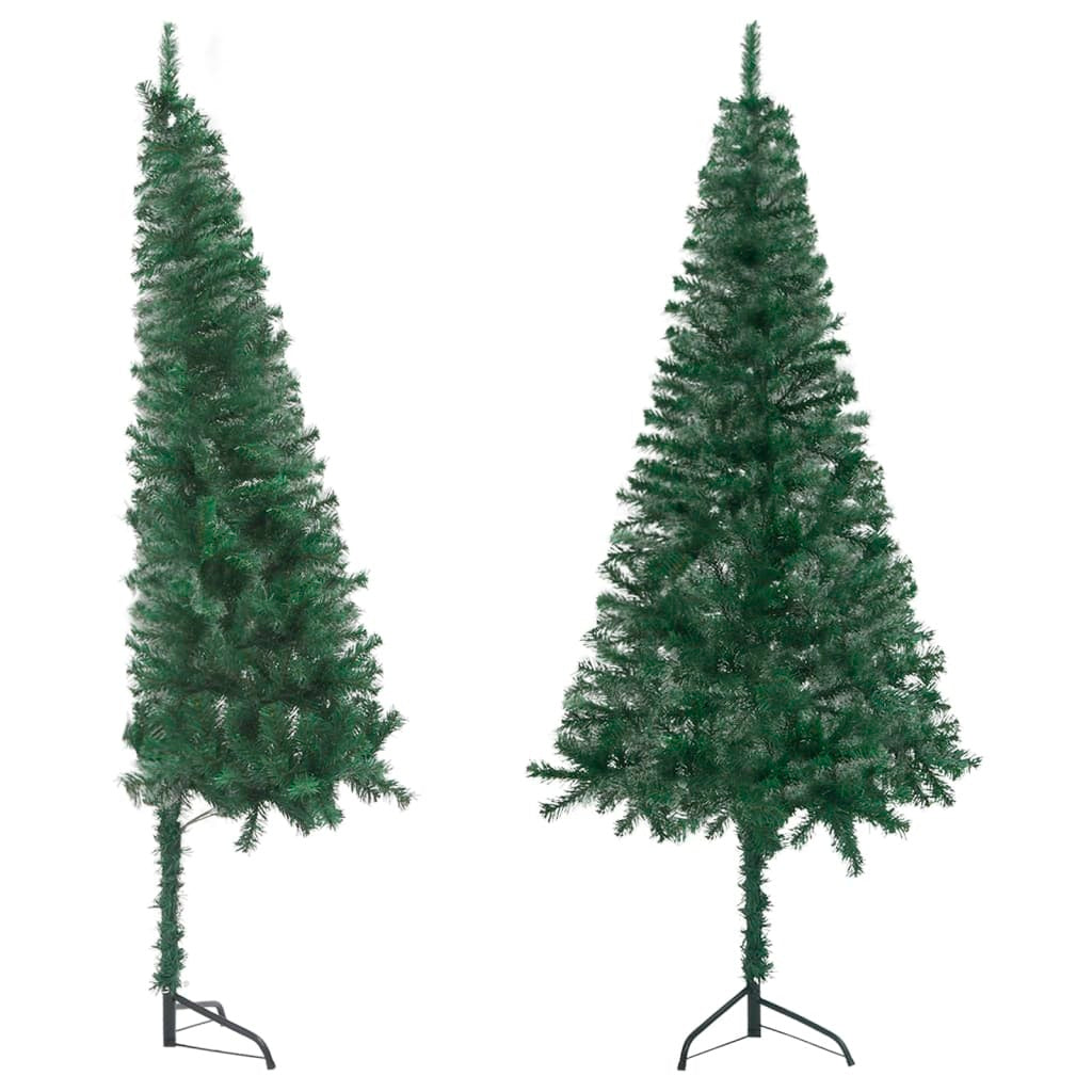 Corner Artificial Christmas Tree Green 6 ft PVC