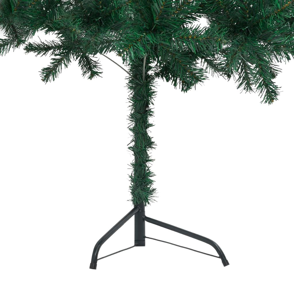Corner Artificial Christmas Tree Green 6 ft PVC