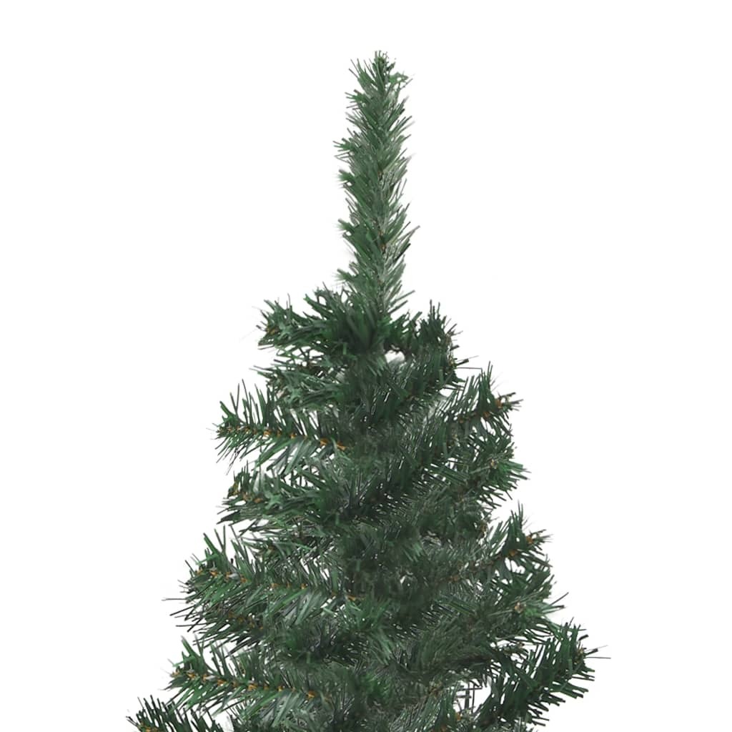 Corner Artificial Christmas Tree Green 6 ft PVC