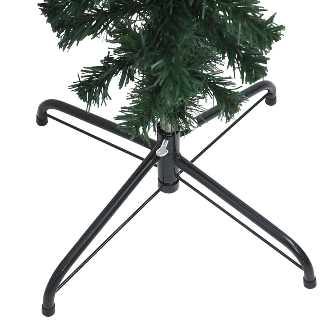 Upside-down Artificial Christmas Tree with Stand Green 7 ft