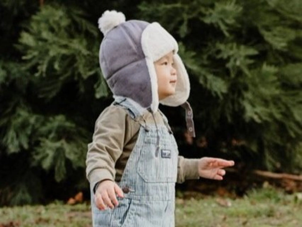 Cozy Faux Fur-Lined Kids Winter Hat Warm |Trapper Hat