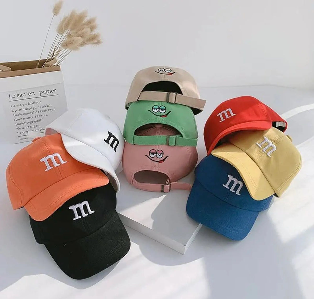 M&M Baseball Hat for Kids