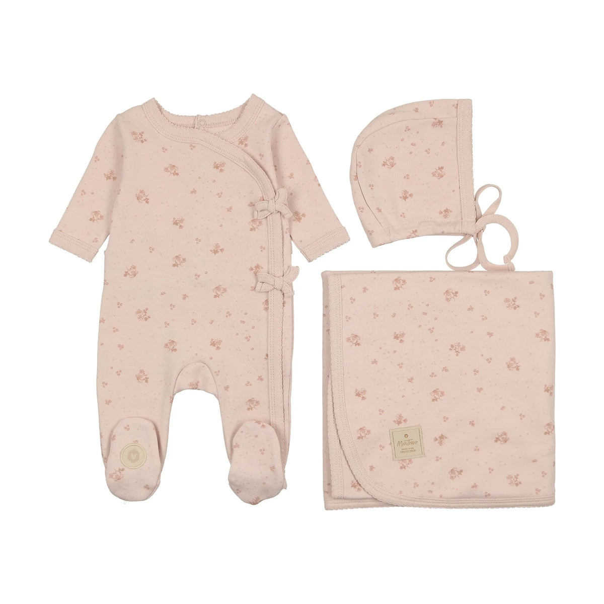 Scattered Blossoms Layette Set