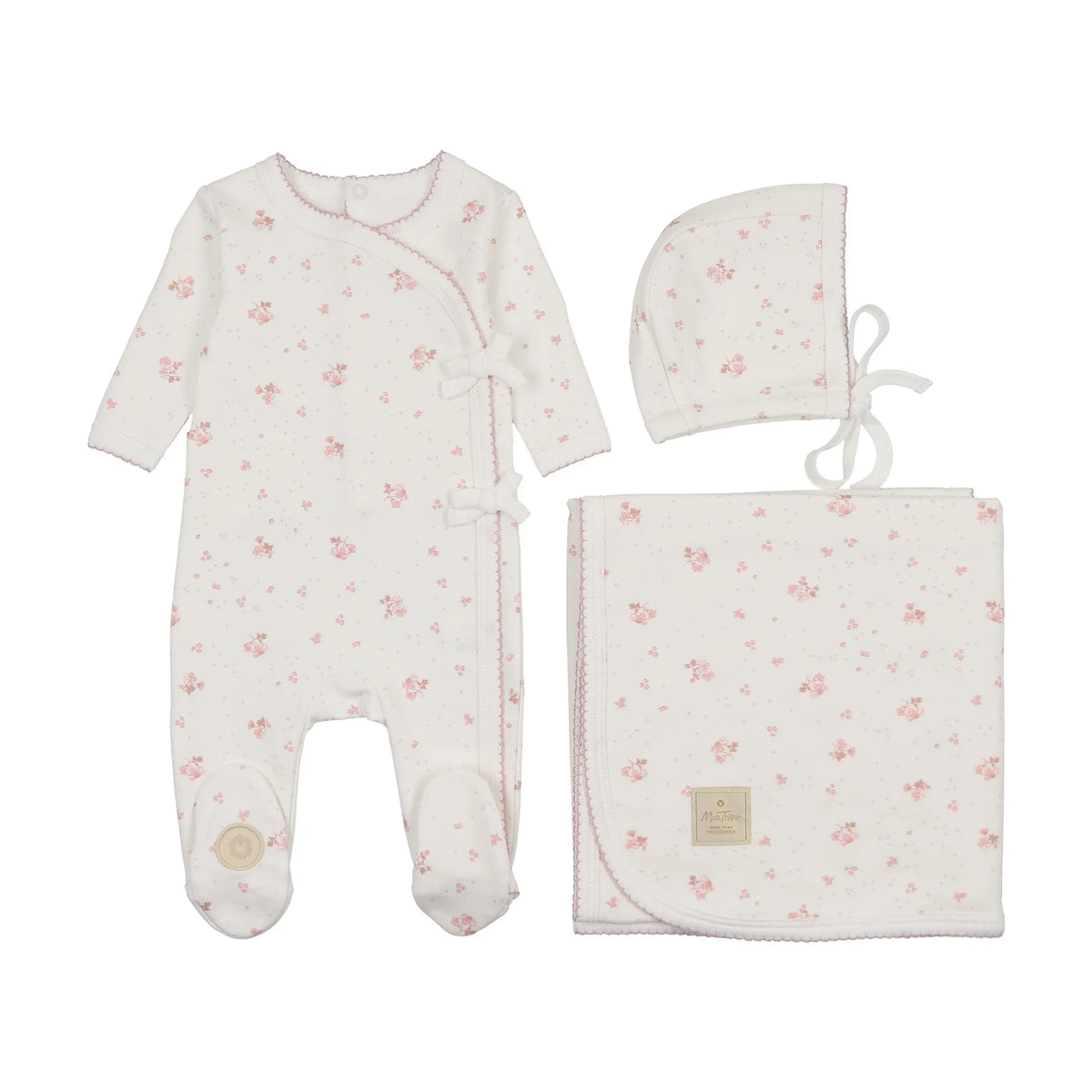 Scattered Blossoms Layette Set