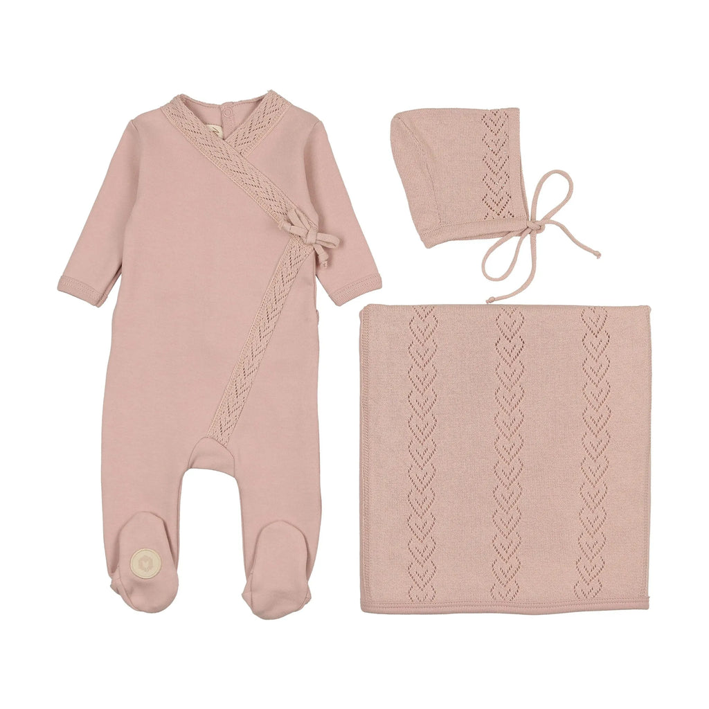 Knit Twist Layette Set