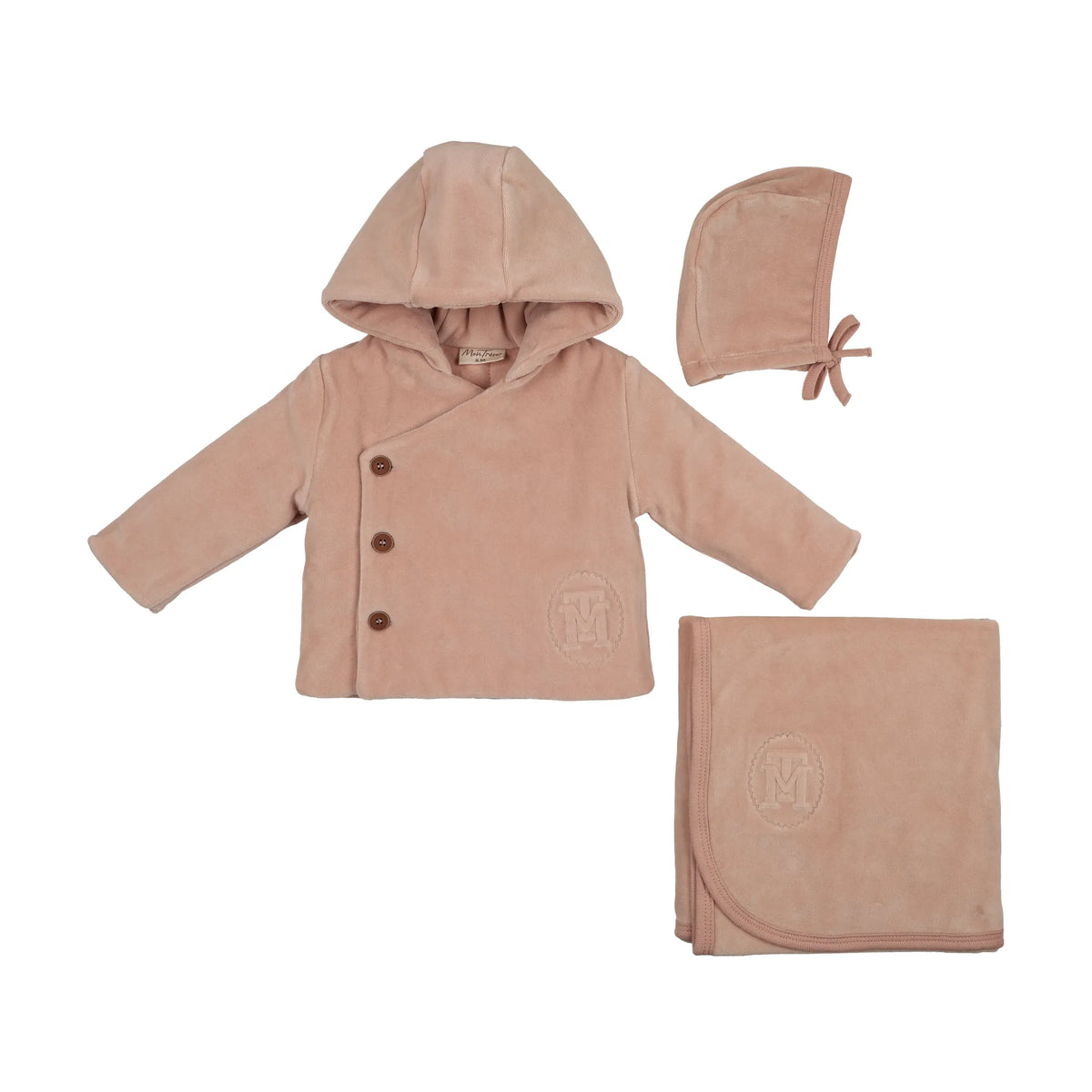 MT Embossed Jacket Full Set - Pack Of: 1 | Fabric: Velour