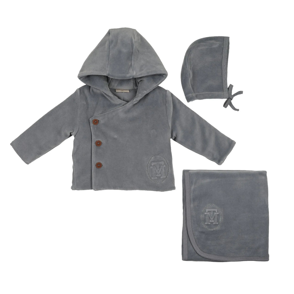 MT Embossed Jacket Full Set - Pack Of: 1 | Fabric: Velour