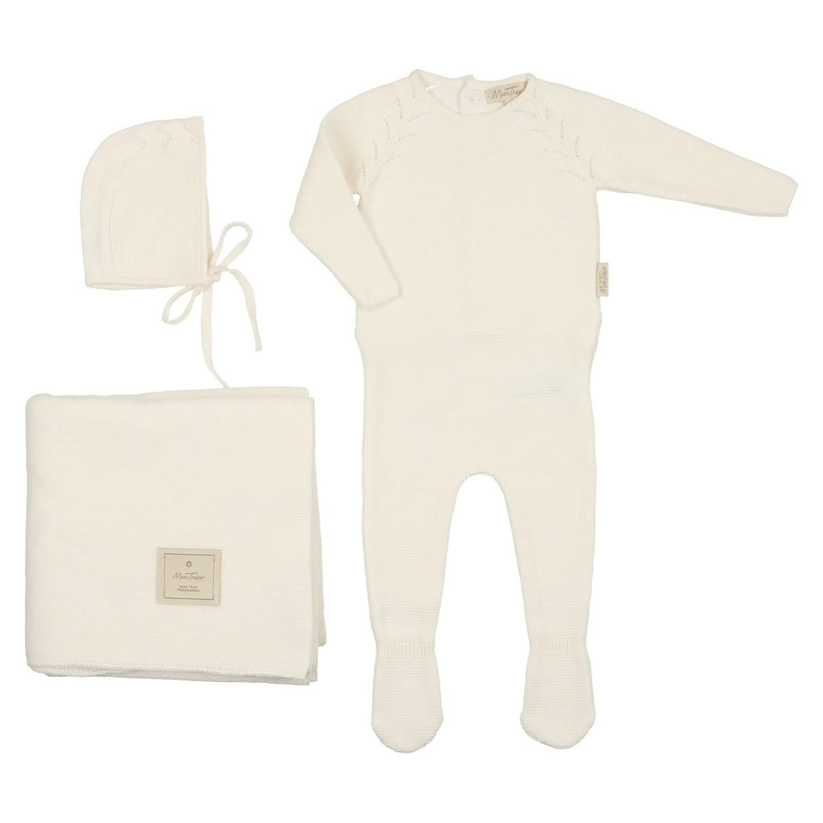 Weave of Leaves Layette Set