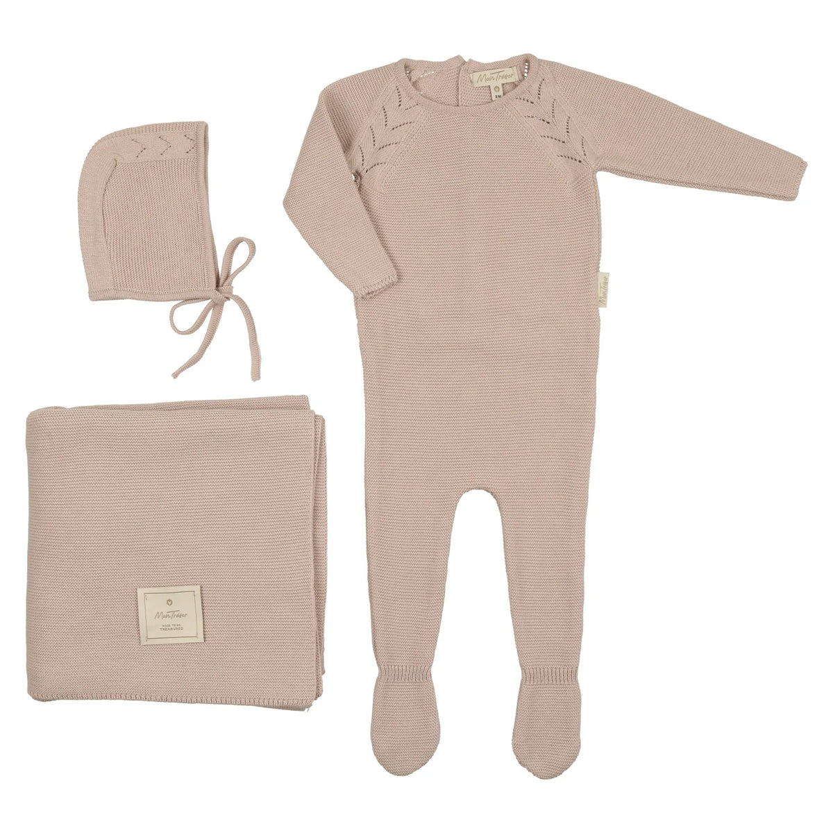 Weave of Leaves Layette Set