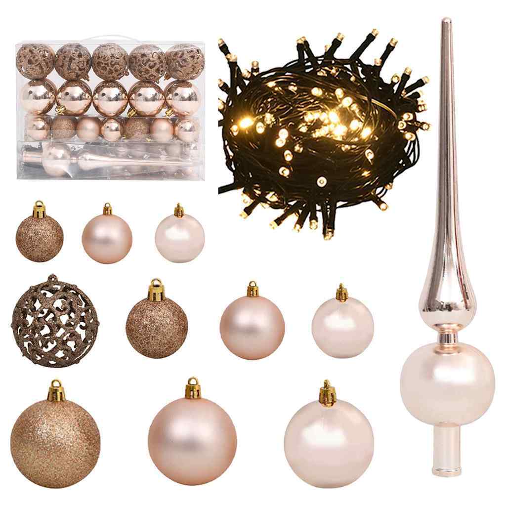 Artificial Slim Christmas Tree Green and White 59.06 in