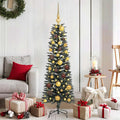 Artificial Christmas Tree with 150 LEDs Green 47.24 in