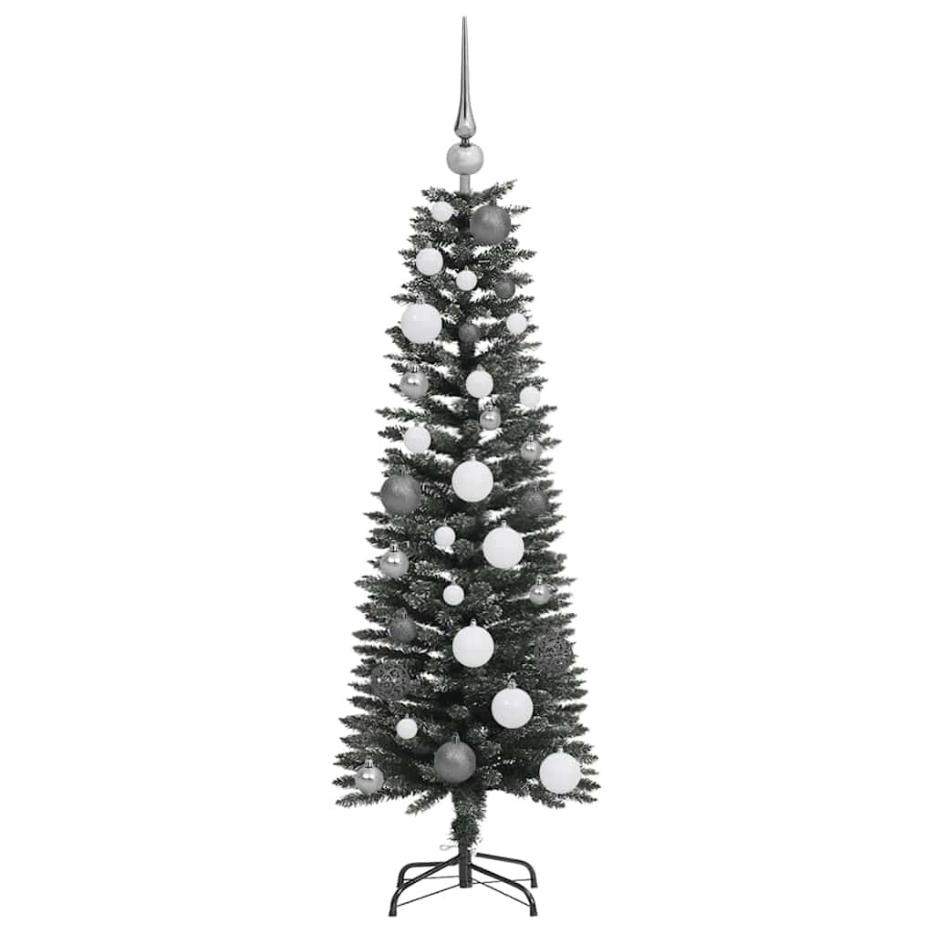 Artificial Christmas Tree with 150 LEDs Green 47.24 in