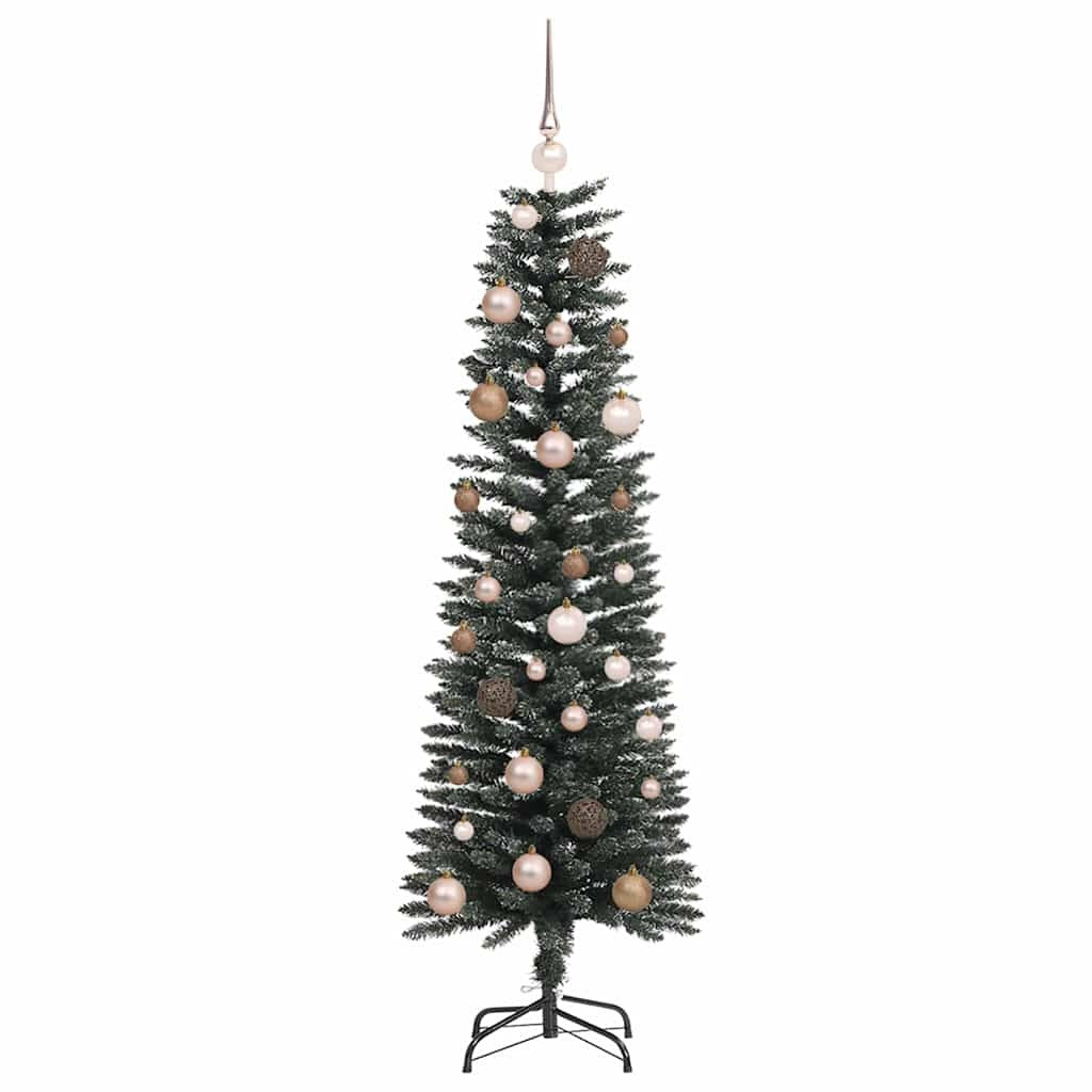 Artificial Christmas Tree with 150 LEDs Green 59.06 in