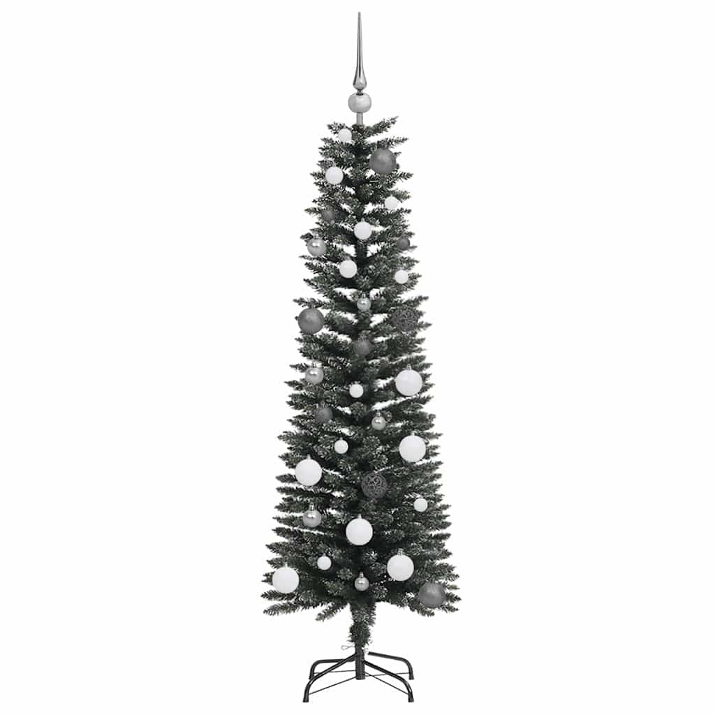 Artificial Christmas Tree with 150 LEDs Green 59.06 in