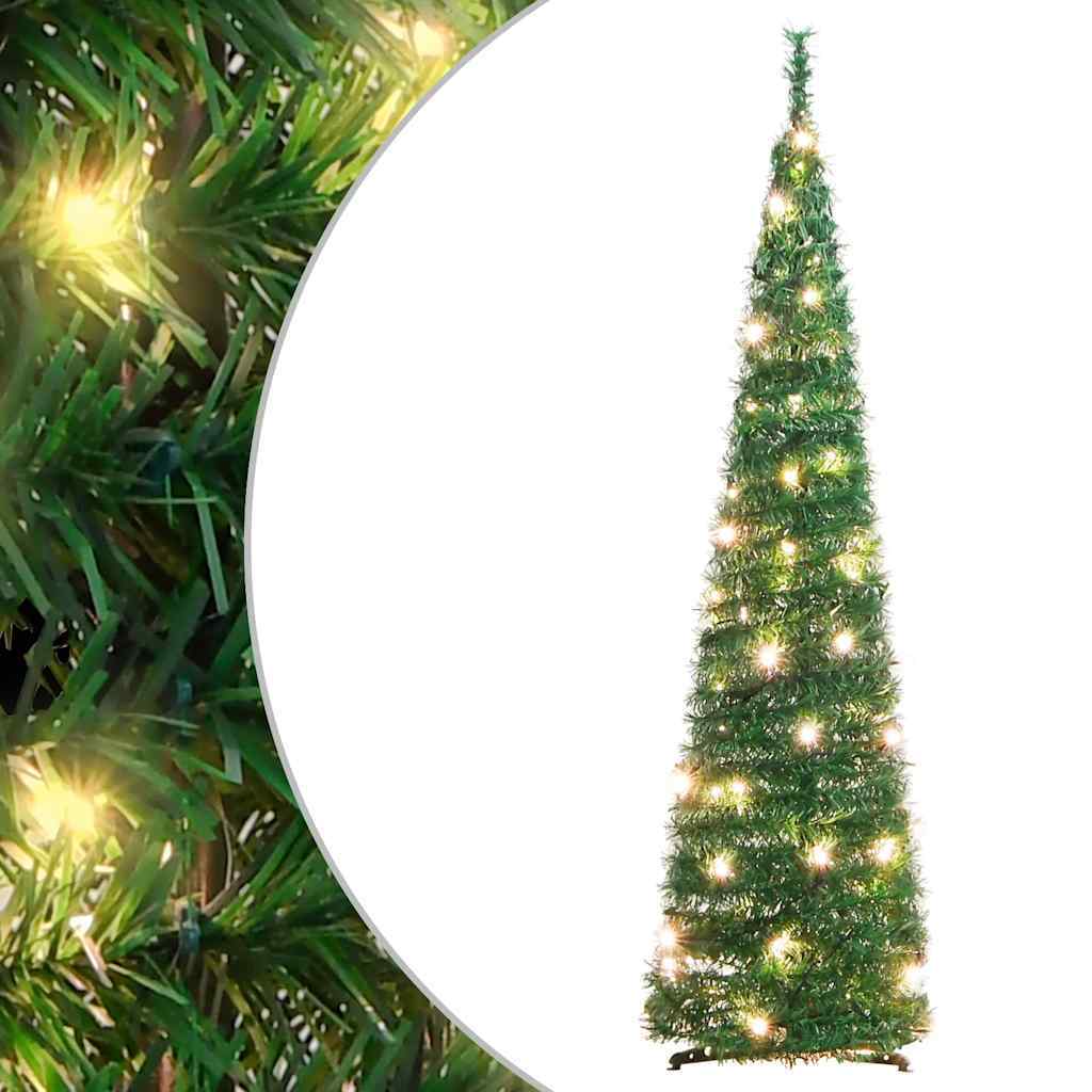 Artificial Christmas Tree Pop-up 50 LEDs Green 47.2