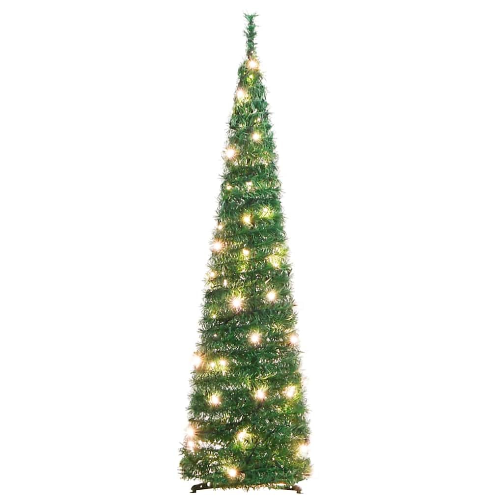 Artificial Christmas Tree Pop-up 50 LEDs Green 47.2