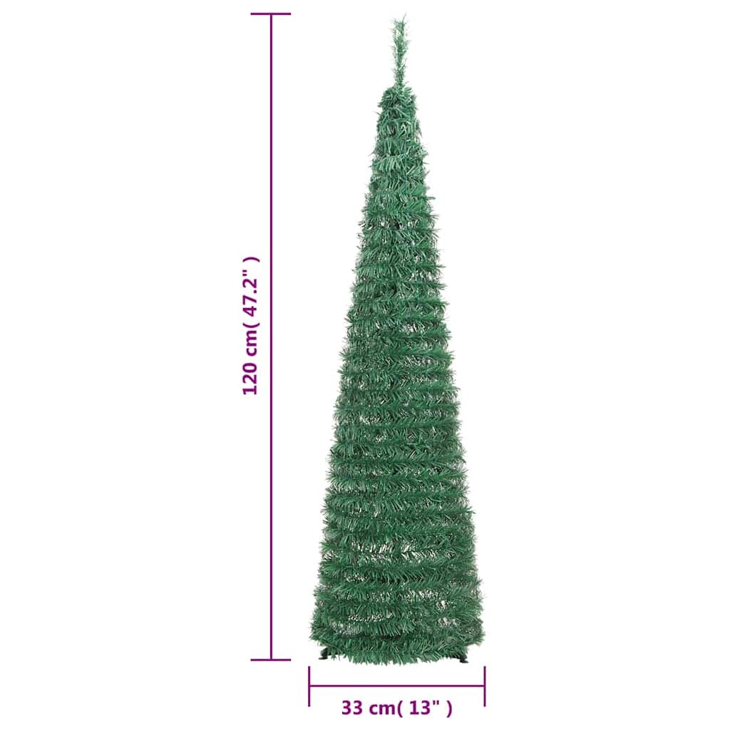 Artificial Christmas Tree Pop-up 50 LEDs Green 47.2
