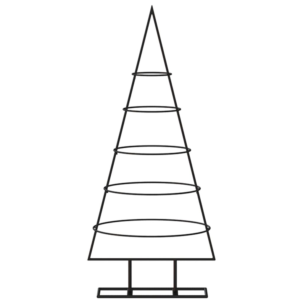 Metal Christmas Tree for Decoration Black 35.4