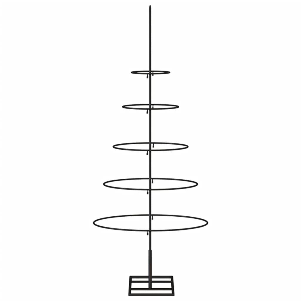 Metal Christmas Tree for Decoration Black 35.4