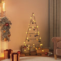 Metal Christmas Tree for Decoration Black 49.2
