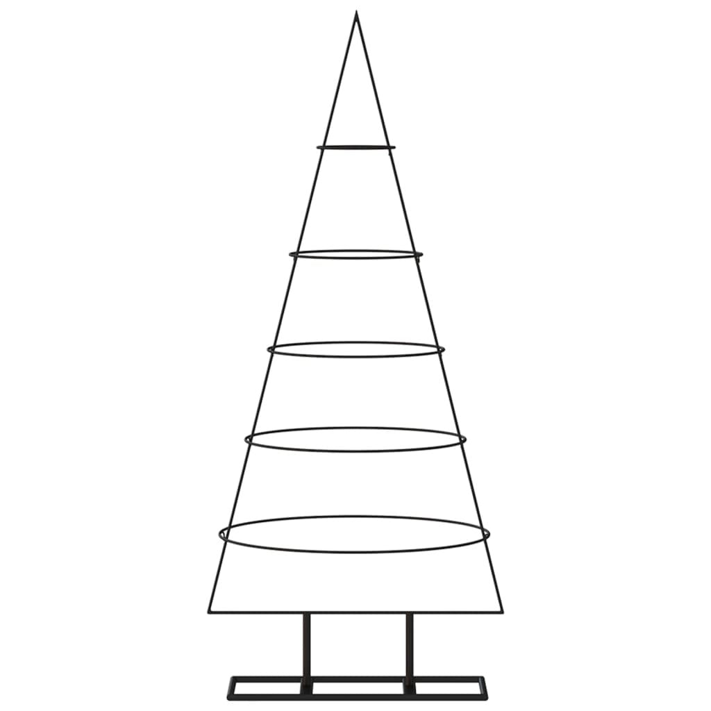 Metal Christmas Tree for Decoration Black 49.2