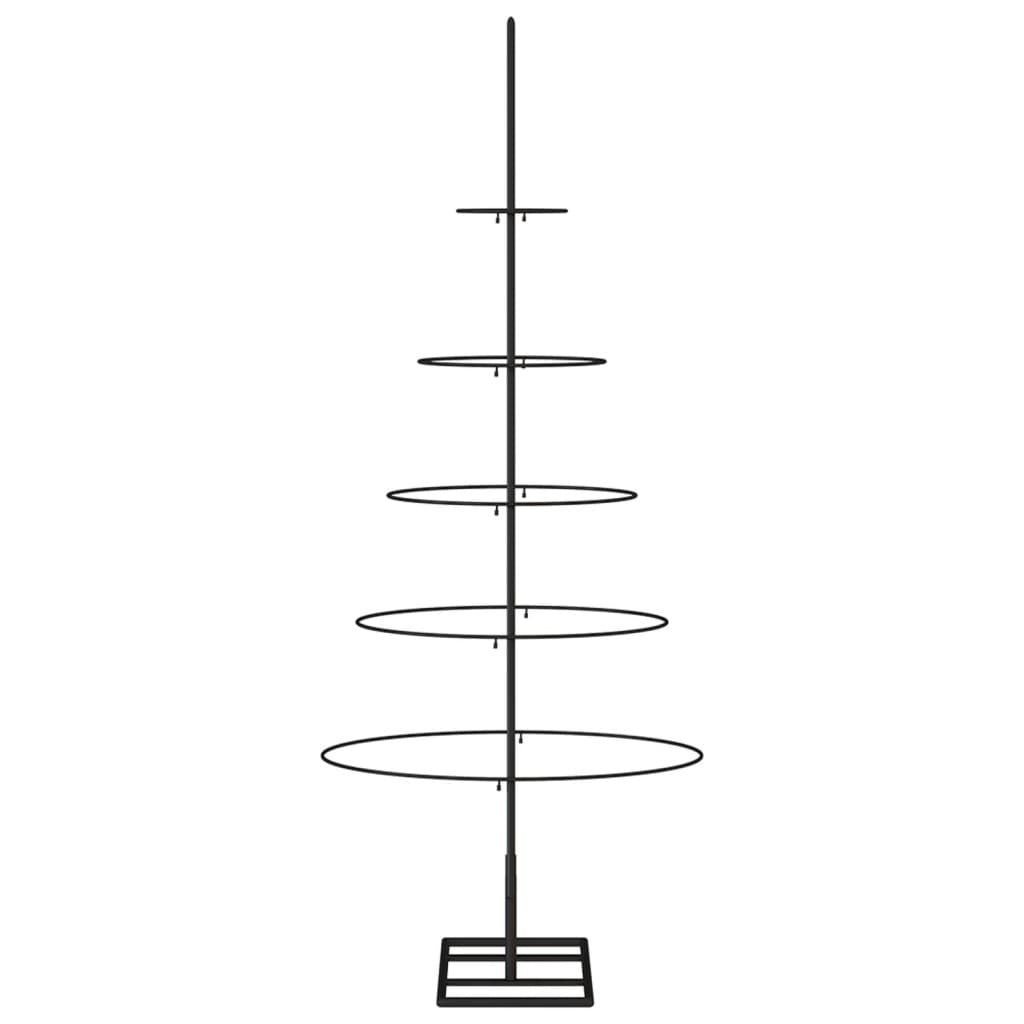 Metal Christmas Tree for Decoration Black 49.2