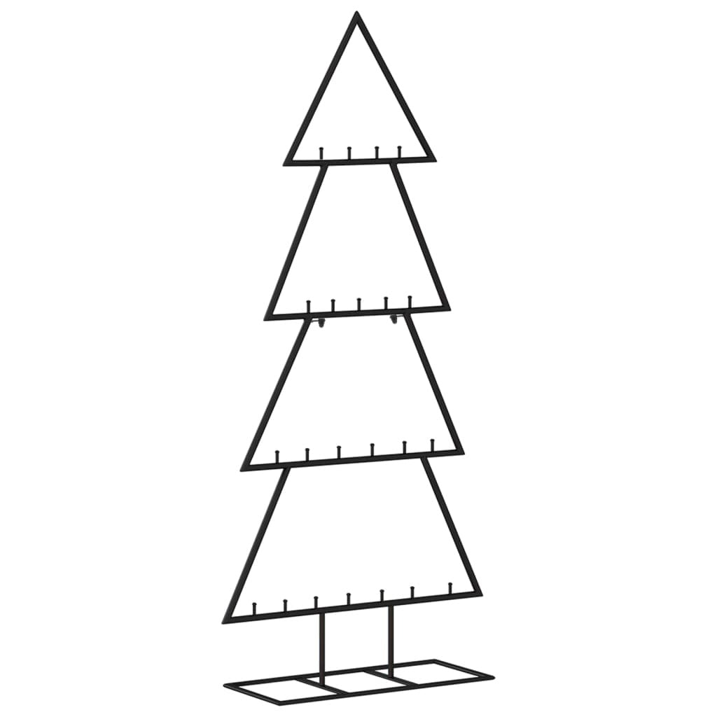 Metal Christmas Tree for Decoration Black 49.2
