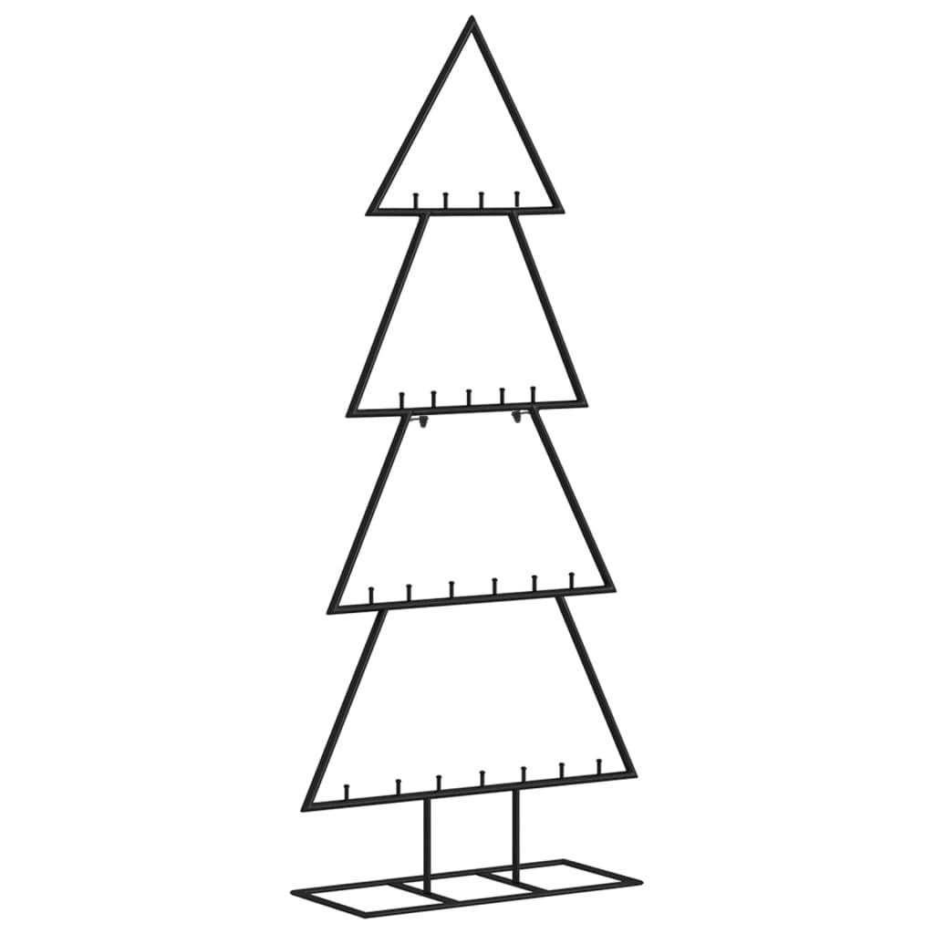 Metal Christmas Tree for Decoration Black 49.2