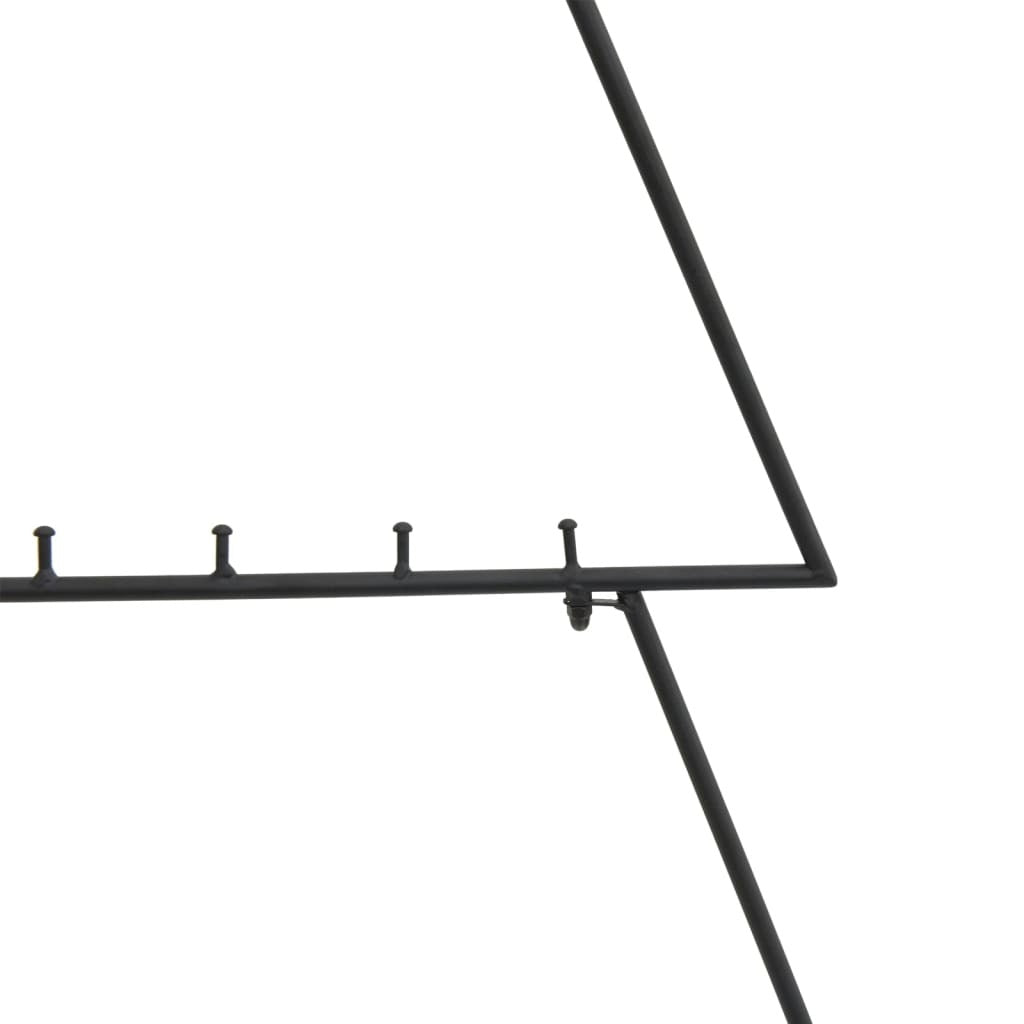 Metal Christmas Tree for Decoration Black 49.2