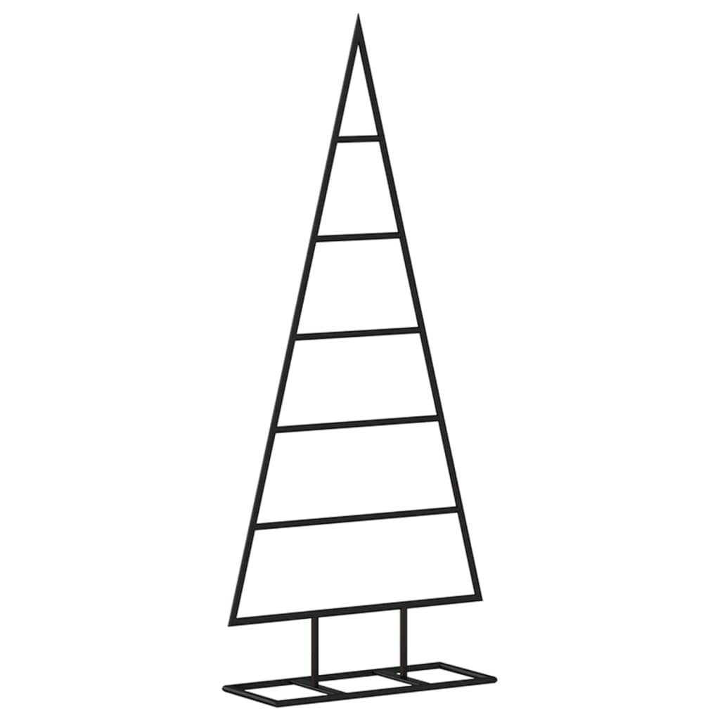 Metal Christmas Tree for Decoration Black 35.4