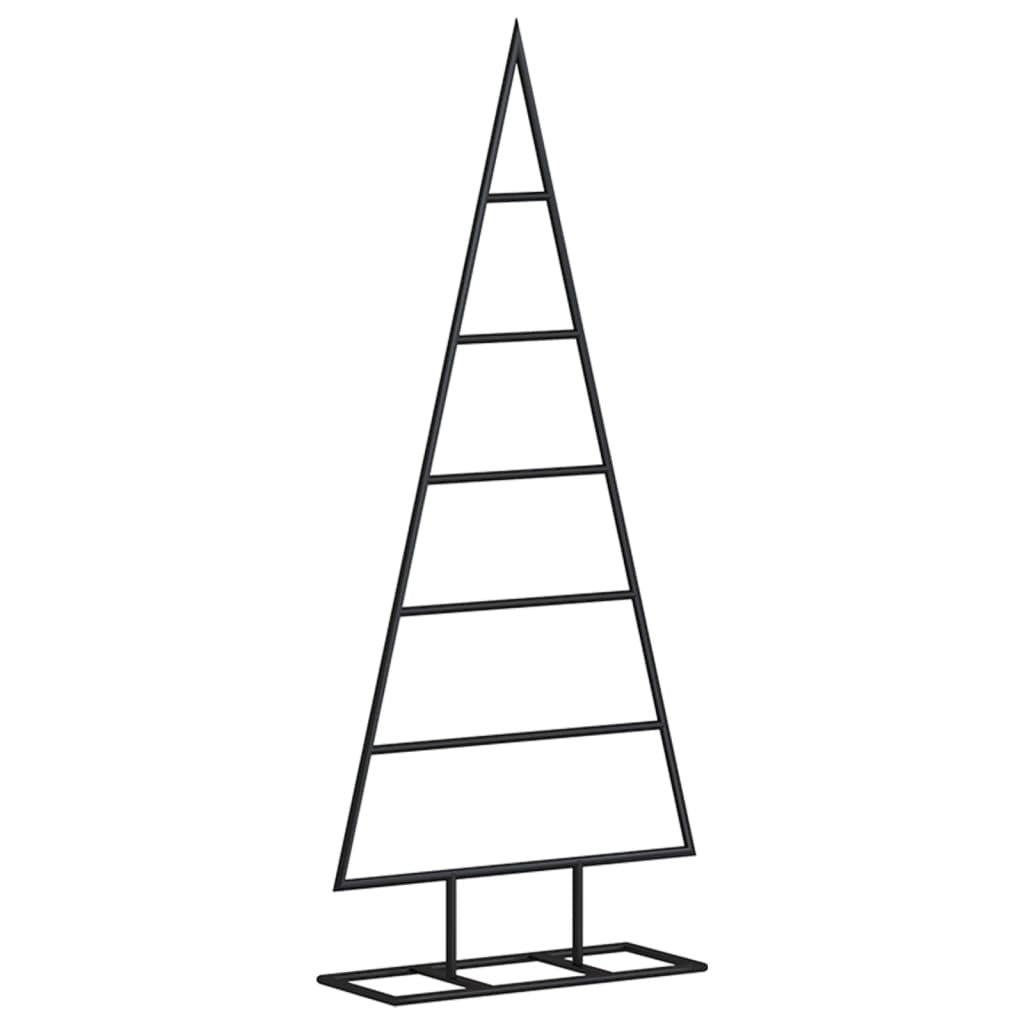 Metal Christmas Tree for Decoration Black 35.4