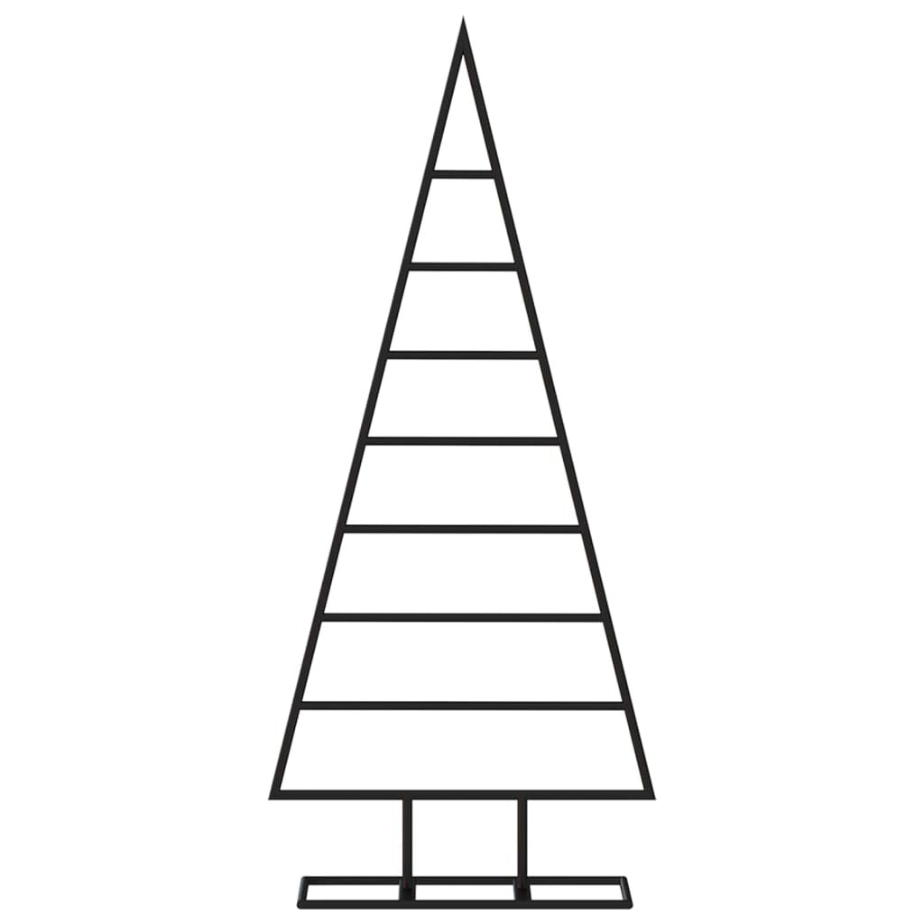 Metal Christmas Tree for Decoration Black 49.2