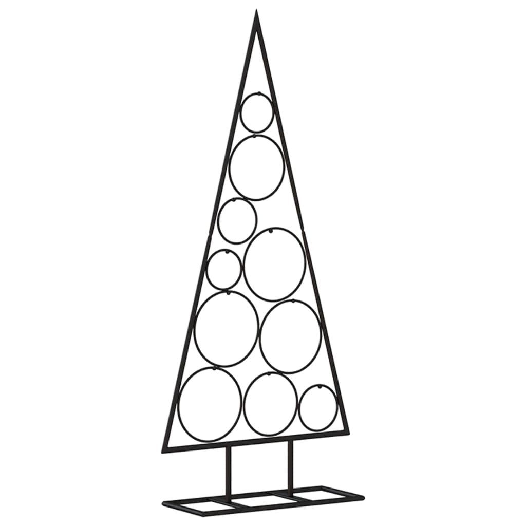 Metal Christmas Tree for Decoration Black 35.4
