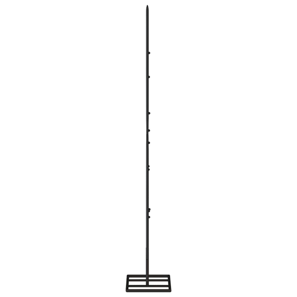 Metal Christmas Tree for Decoration Black 35.4