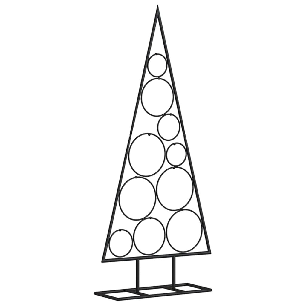 Metal Christmas Tree for Decoration Black 35.4