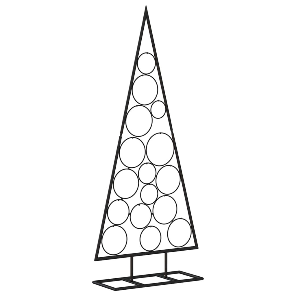Metal Christmas Tree for Decoration Black 49.2