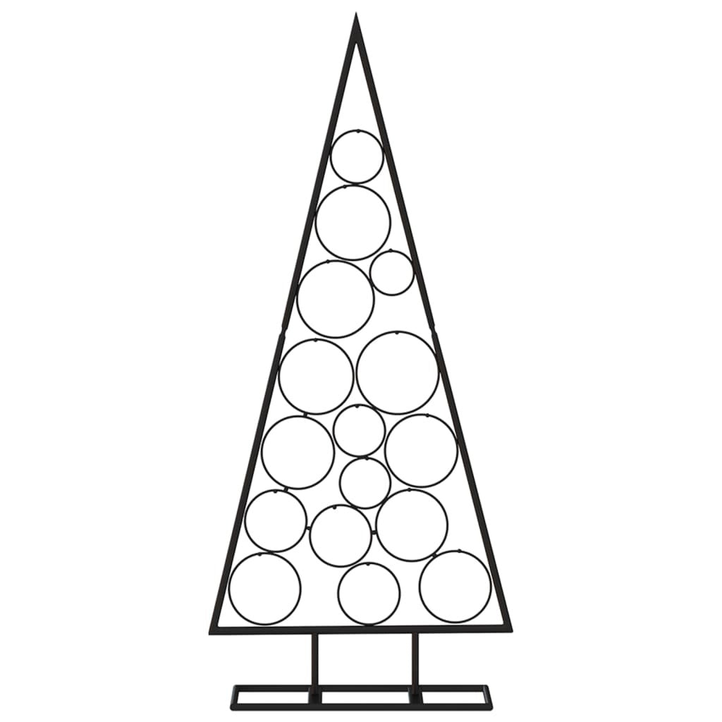 Metal Christmas Tree for Decoration Black 49.2