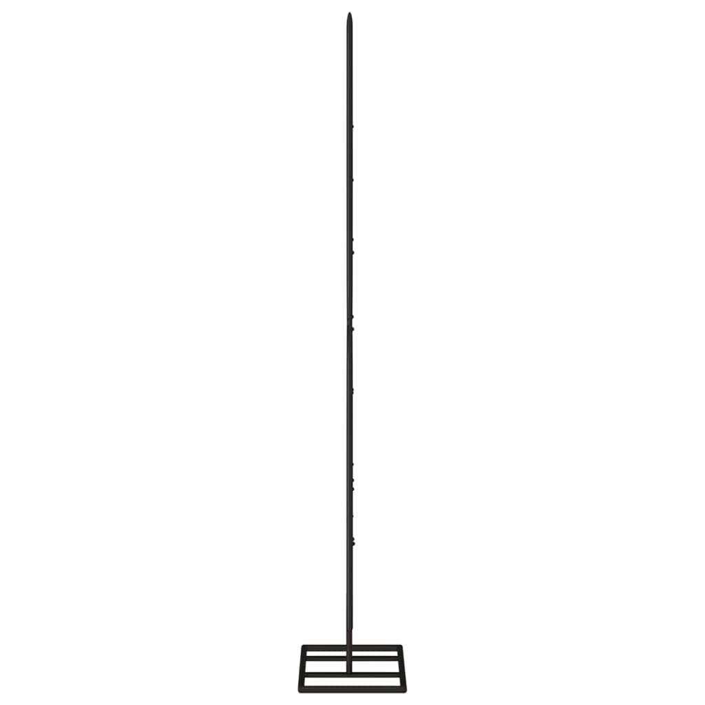 Metal Christmas Tree for Decoration Black 49.2