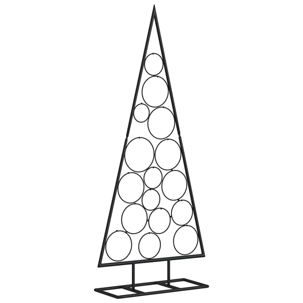 Metal Christmas Tree for Decoration Black 49.2