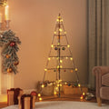 Metal Christmas Tree for Decoration Black 55.1