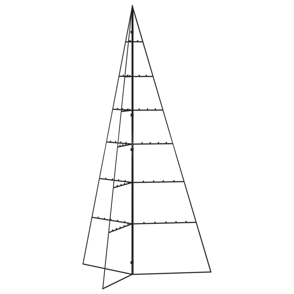 Metal Christmas Tree for Decoration Black 55.1