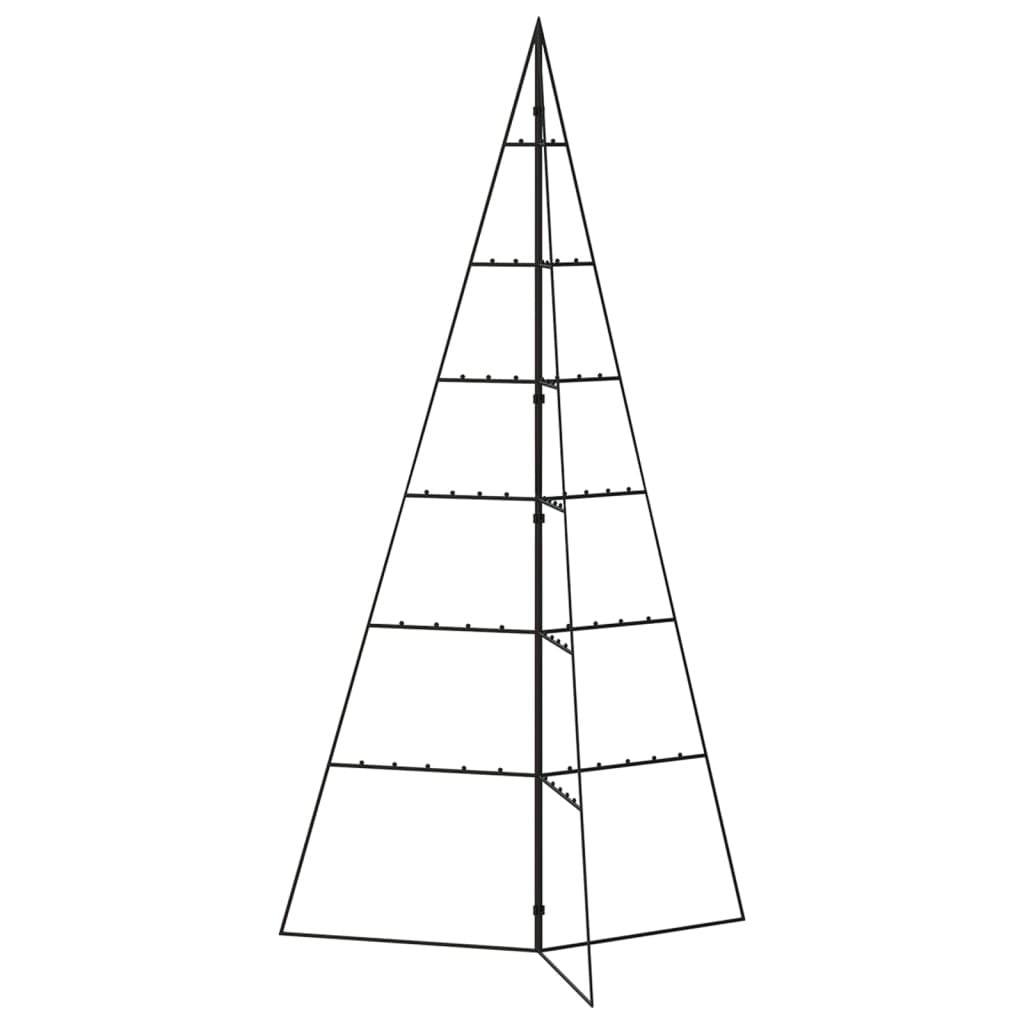 Metal Christmas Tree for Decoration Black 55.1