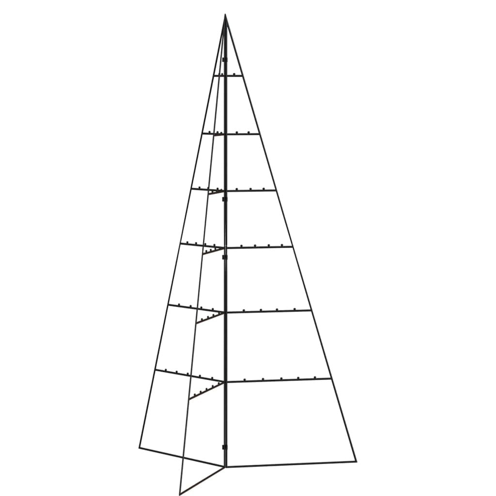 Metal Christmas Tree for Decoration Black 55.1