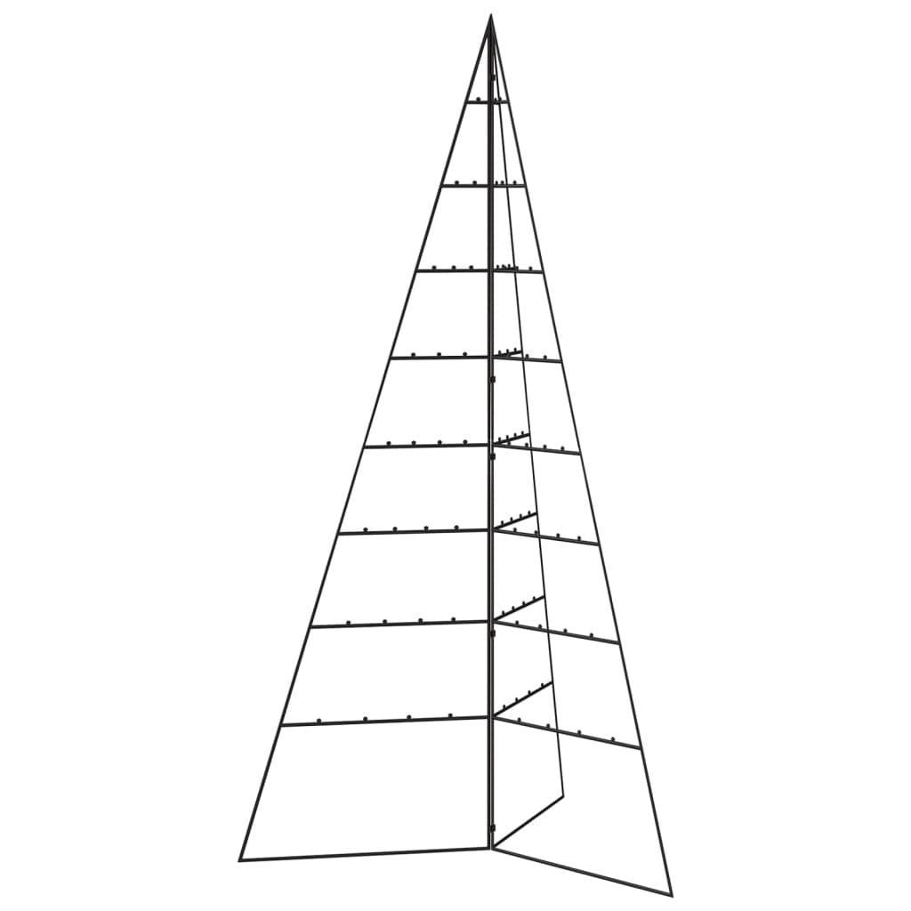 Metal Christmas Tree for Decoration Black 70.9