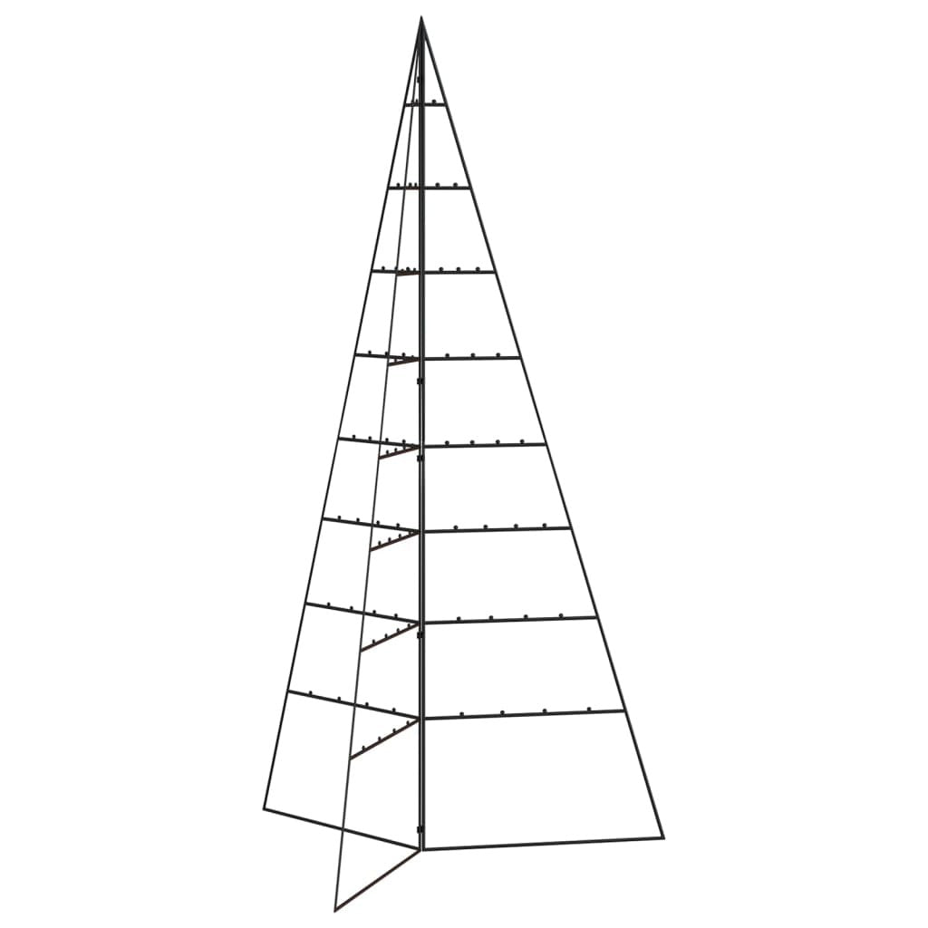 Metal Christmas Tree for Decoration Black 70.9