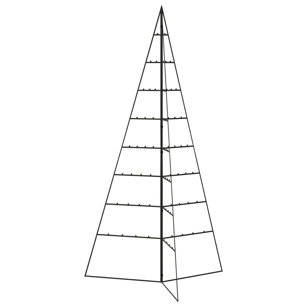 Metal Christmas Tree for Decoration Black 70.9