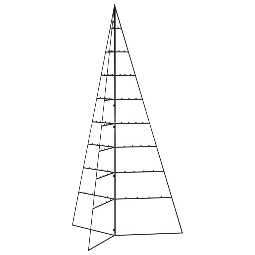 Metal Christmas Tree for Decoration Black 70.9