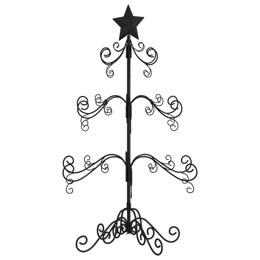 Metal Christmas Tree for Decoration Black 35.4