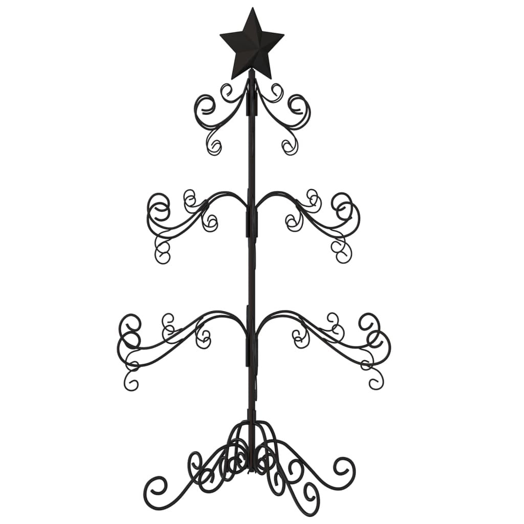 Metal Christmas Tree for Decoration Black 35.4